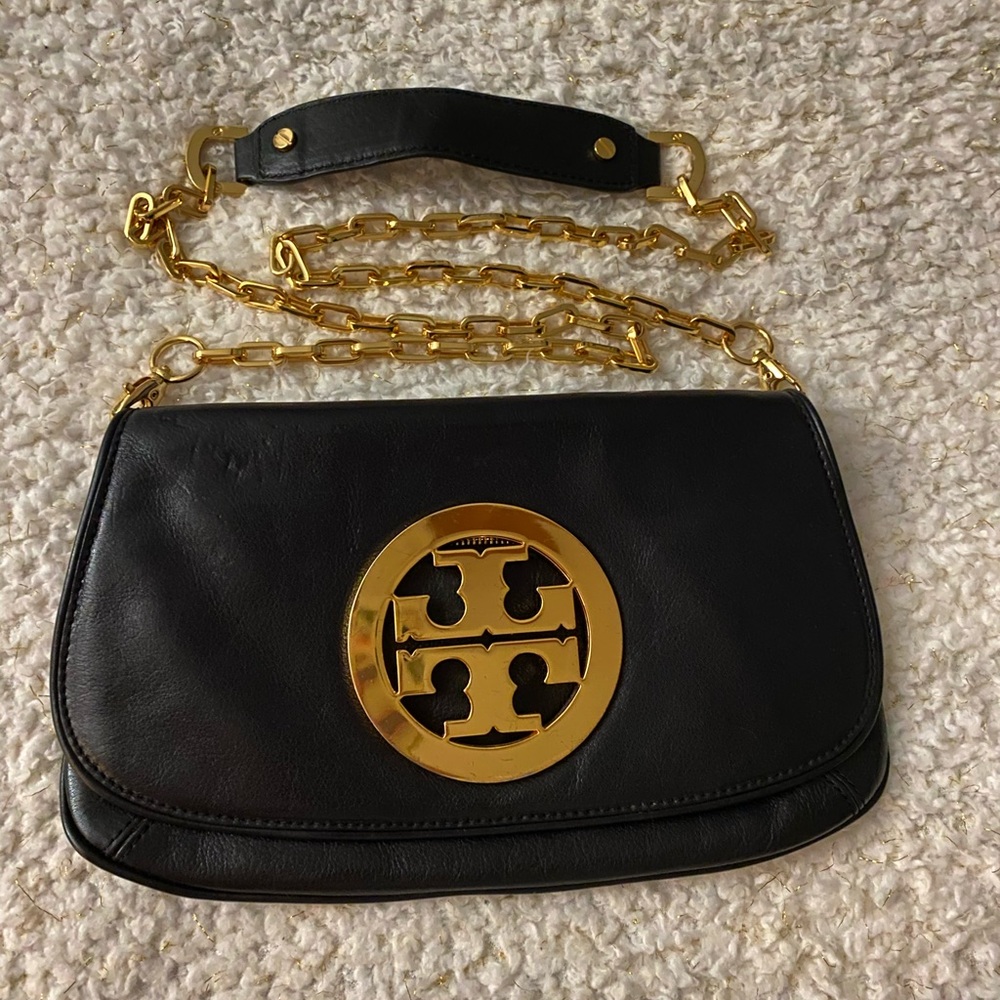 Tory Burch clutch/crossbody leather bag!